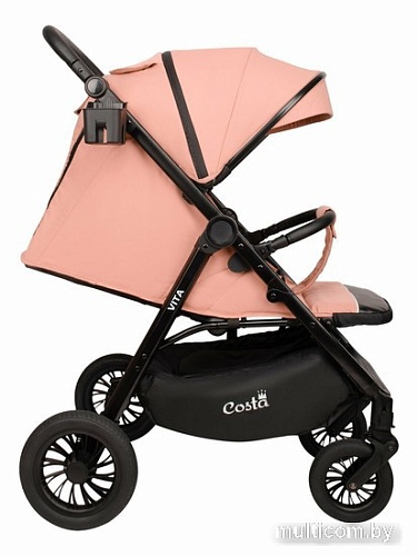 Коляска прогулочная «книга» Costa Vita VT-9 (пыльная роза)