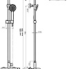 Душевая система Rubineta Olo + Ultra-10 SW DV3/4 625125