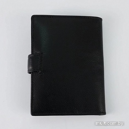 Обложка на документы Poshete 852-317-4K-BLK (черный)