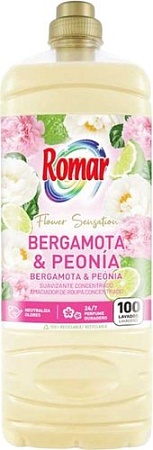 Кондиционер для белья Romar Flower Sensation Бергамот и пион (2л)