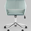 Офисное кресло Stool Group Ross chrome velvet Olive 61 (велюр серо-зеленый)