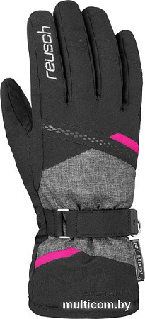 Перчатки Reusch Hannah R-Tex XT 6031213 7771 (р-р 6.5, black/black melange/pink glo)