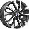 Литые диски K&amp;K Роквуд 17x7&amp;quot; 5x114.3мм DIA 66.1мм ET 40мм Алмаз черный