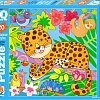 Мозаика/пазл Айрис-Пресс IQ Макси. Леопард в ярких джунглях 2+ 9785811282234