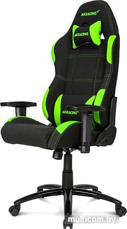 Кресло AKRacing K7012 (черный/зеленый)