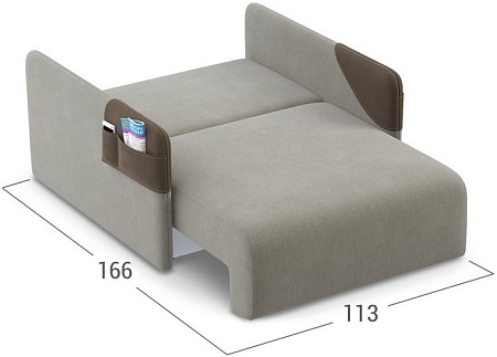 Кресло-кровать Moon Trade Барселона 118 002773 (серый)