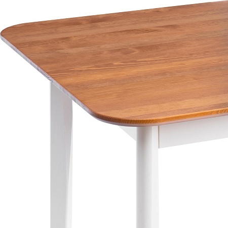 Кухонный стол TetChair Sonata Lux 75x75x75 (антик/белый)