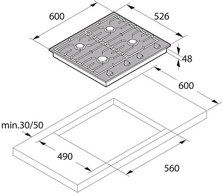 Варочная панель ASKO HG1666SB