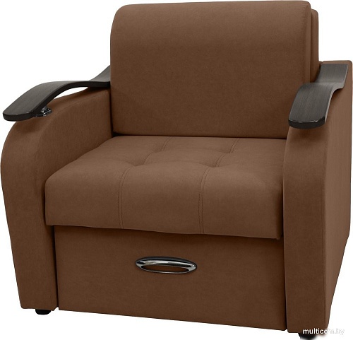 Кресло Сириус Лидер-2 НПБ 95x110 (Eva 03 велюр светло-коричневый)