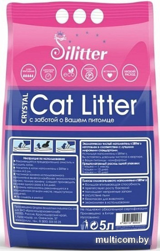 Наполнитель Silitter Cat Litter Crystal 5 л