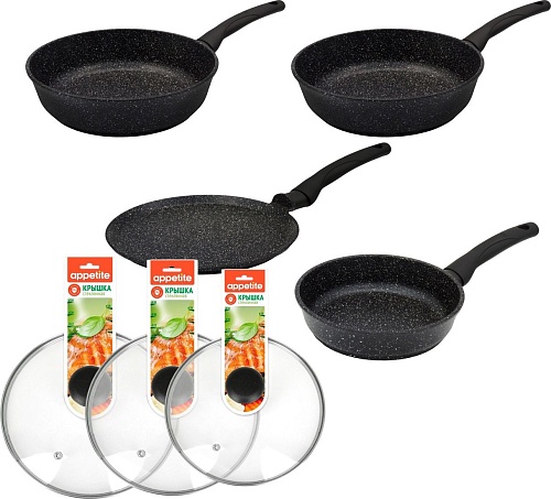 Набор сковород Виктория Гранит (4шт)