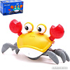Игрушка-каталка Sima-Land Краб QC-1Y 7865412 (желтый)