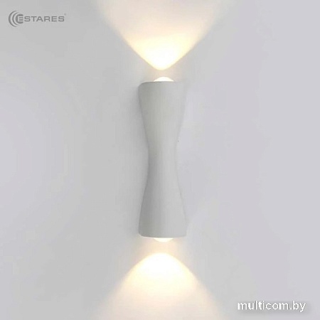 Уличный настенный светильник Estares Savio 6W 2L-WW-160x60x50-WHITE-220-IP54
