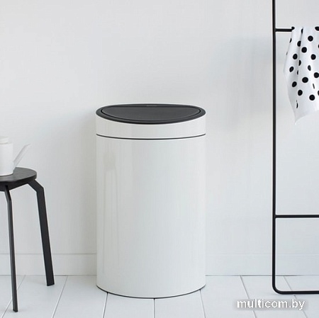 Brabantia Touch Bin 40 л (белый)
