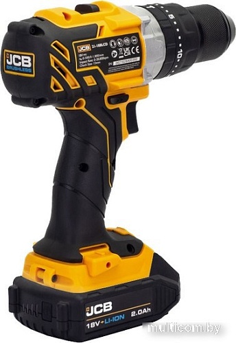 Ударная дрель-шуруповерт JCB 18CD-2XB-E (с 1-им АКБ)