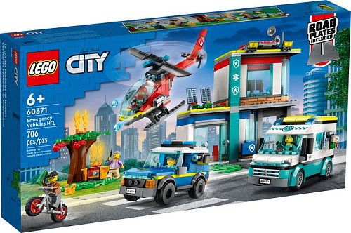 Конструктор LEGO City 60371 Штаб аварийных транспортных средств