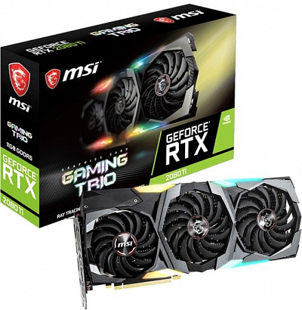 Видеокарта MSI GeForce RTX 2080 Ti Gaming Trio 11GB GDDR6