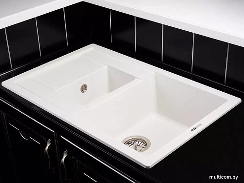 Кухонная мойка KUPPERSBERG Modena 1,5B1D (белый)