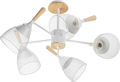 Подвесная люстра Sundays Home R-25 6211 (с лампами Е27 12W 4100K 5шт)