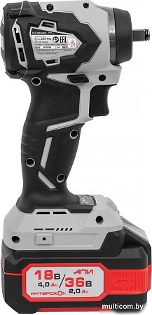 Гайковерт Интерскол ГАУ-250/36ВЭ 863.2.2.70 (с 2-мя АКБ, кейс)