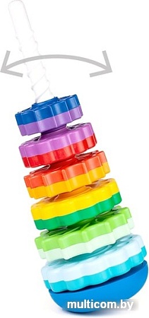 Пирамидка Fancy Baby Веселые шестеренки SPIN01