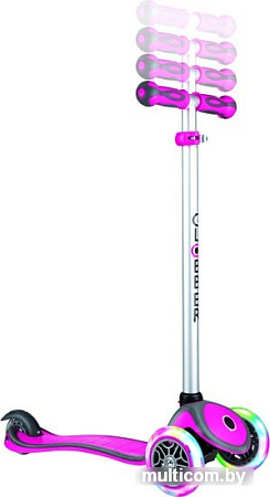 Самокат Globber Evo 5 в 1 Lights (розовый)
