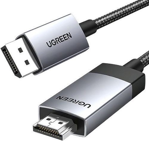 Кабель Ugreen DP119 15574 DisplayPort - HDMI (2 м, черный)