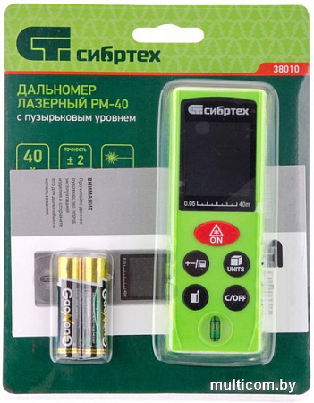 Лазерный дальномер СибрТех PM-40 38010
