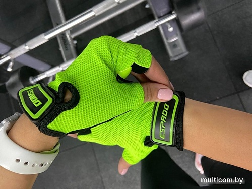 Перчатки для фитнеса Espado ESD004 (S, зеленый)