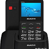Кнопочный телефон Maxvi B231ds (черный)