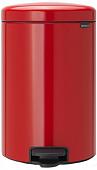 Brabantia Pedal Bin NewIcon 20 л (пламенный красный)