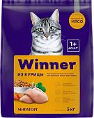 Сухой корм для кошек Мираторг Winner Для взрослых кошек всех пород с говядиной (3кг)