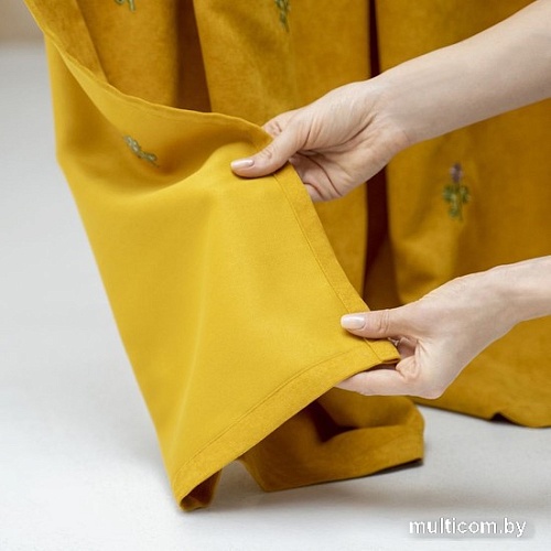 Комплект штор Pasionaria Гинко 290x260 (желтый)