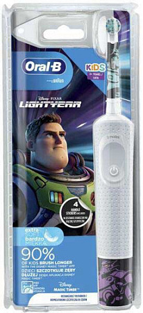 Электрическая зубная щетка Oral-B Vitality D100 Kids Lightyear