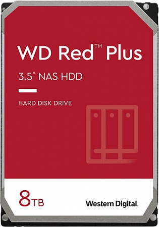 Жесткий диск WD Red Plus 8TB WD80EFBX