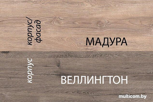 Тумба Anrex Diesel 3S/D1 Дуб Мадура/Веллингтон