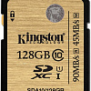 Карта памяти Kingston SDHC Ultimate UHS-I U1 (Class 10) 128GB (SDA10/128GB)