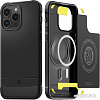 Чехол для телефона Spigen Rugged Armor MagFit iPhone 14 Pro Max ACS04812 (matte black)