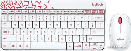 Офисный набор Logitech MK240 Nano 920-008160 (белый)
