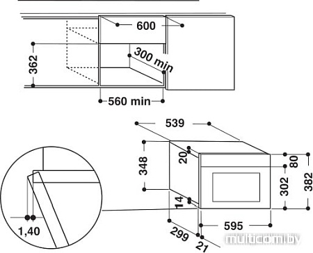 Микроволновая печь Whirlpool W7 MN840