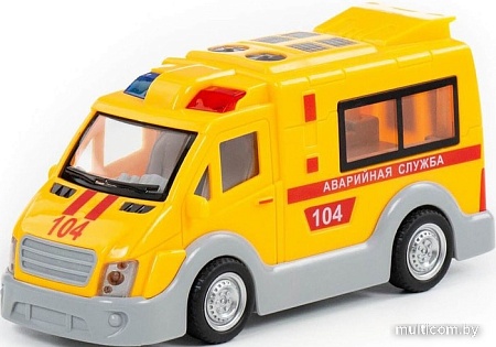 Игрушечный транспорт Полесье Аварийная служба 79695