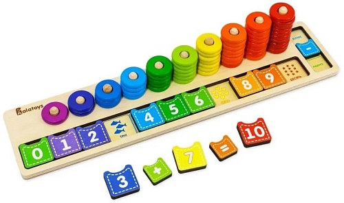 Сортер Alatoys Пирамидка. Счеты ПСЧ3011