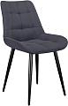 Стул DikLine 206М (B28 антрацит/ножки черные)