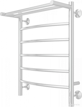 Полотенцесушитель TERMINUS Классик П6 500x650 с полкой (быстрое прикосновение, RAL 9003 белый)