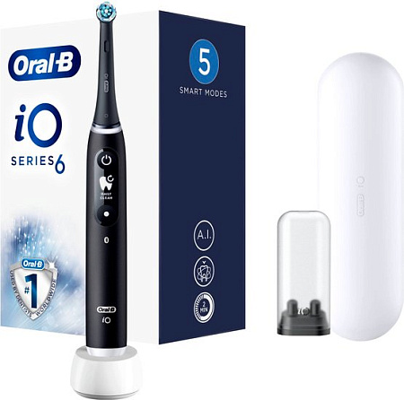 Электрическая зубная щетка Oral-B iO 6 (черный)