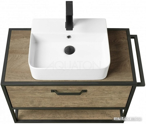 Акватон Тумба с умывальником Лофт Фабрик 80 1A2424K2LTDY0