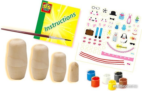 Набор для рисования SES Creative Матрешки 14002