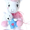 Классическая игрушка Pomposhki Единорожка с зайкой 5450742