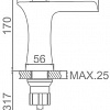 Смеситель Ledeme L1055-23