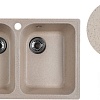 Кухонная мойка Marblan Duas (гранит, с сифоном)